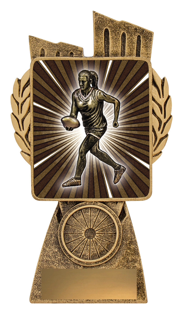 Antique Gold Lynx - Aussie Rules Female 150mm