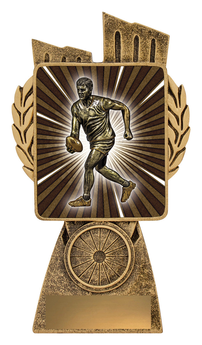 Antique Gold Lynx - Male Aussie Rules 150mm