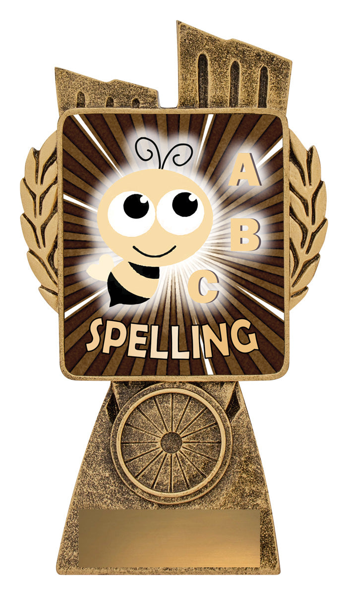 Antique Gold Lynx - Spelling 150mm