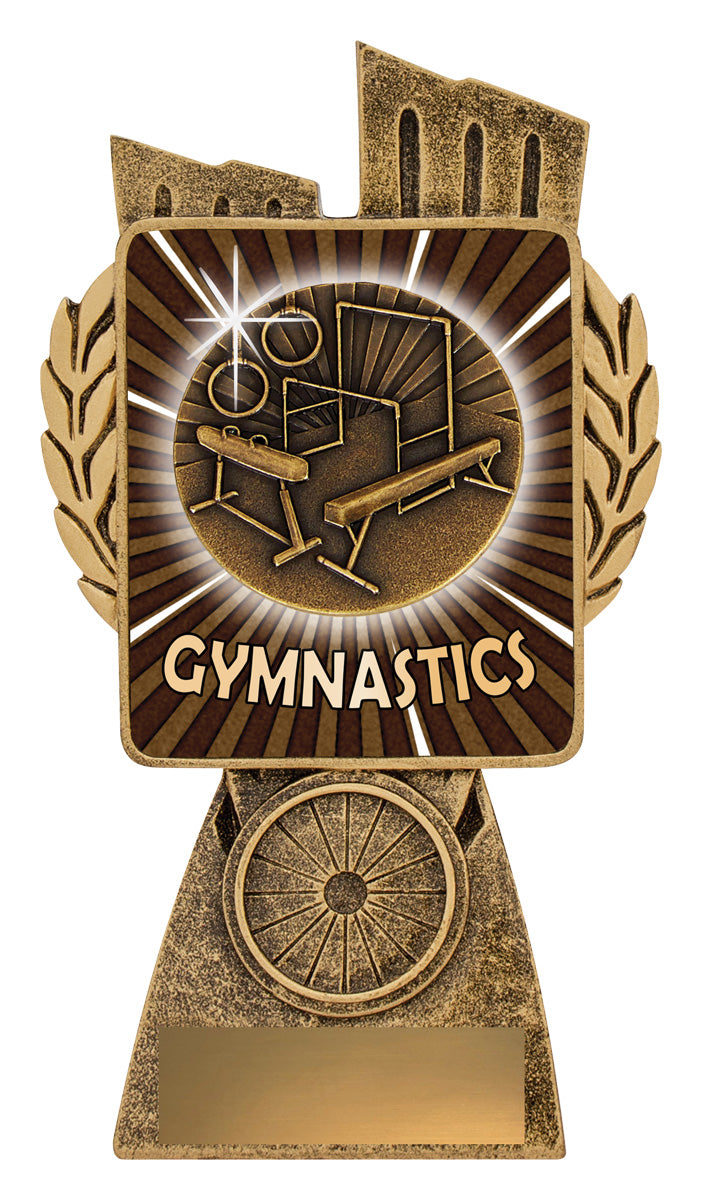 Antique Gold Lynx - Gymnastics 150mm