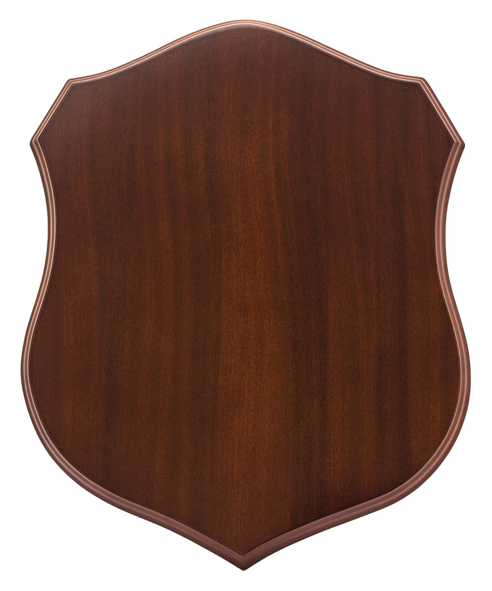Walnut Timber Shield 400mm