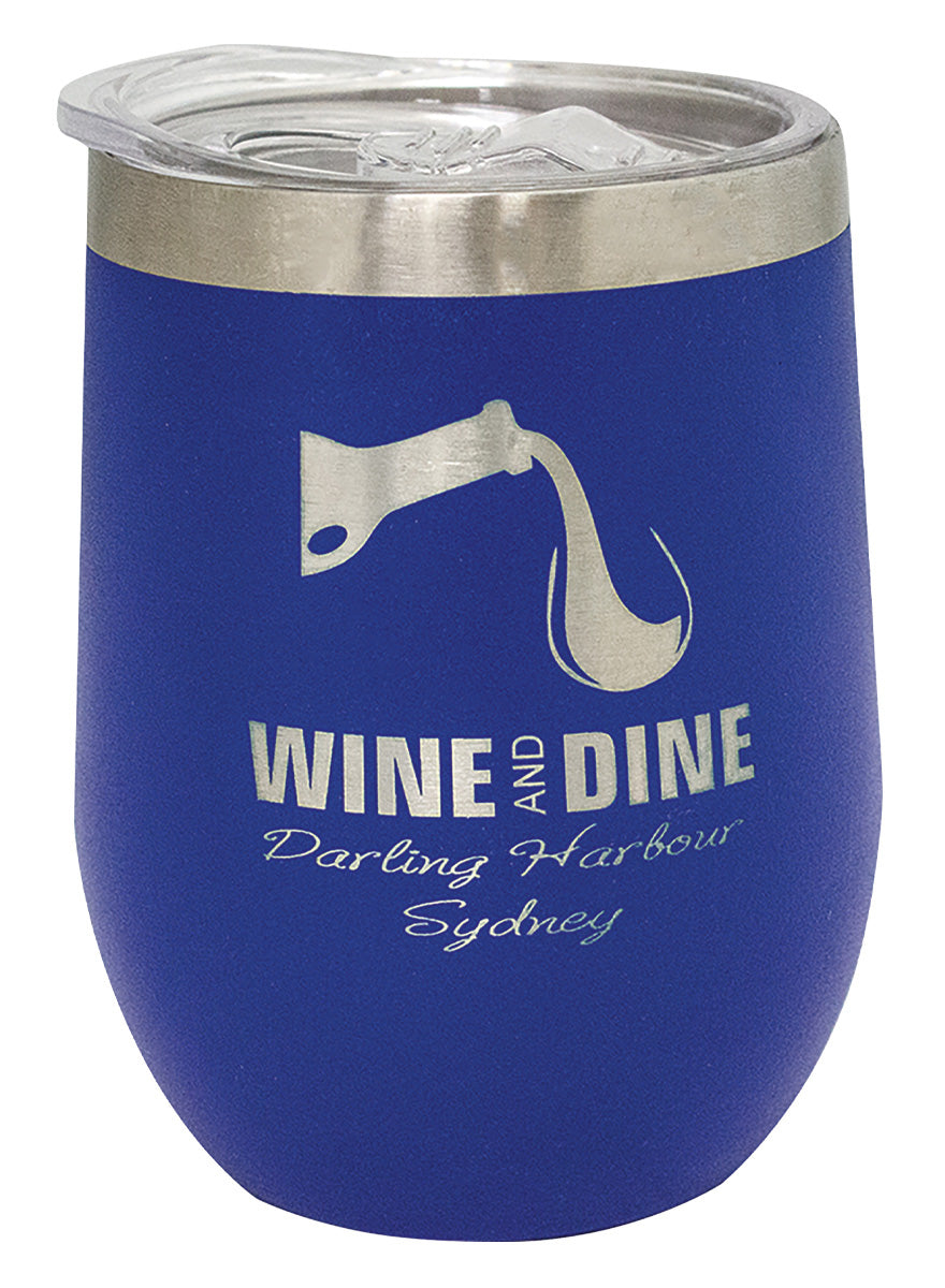 Wine Tumbler Blue 350ml