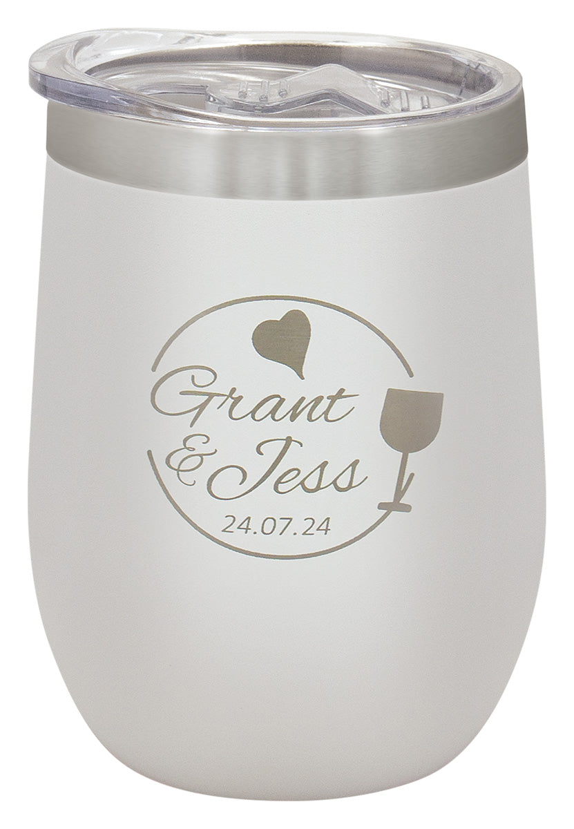 Wine Tumbler White 350ml