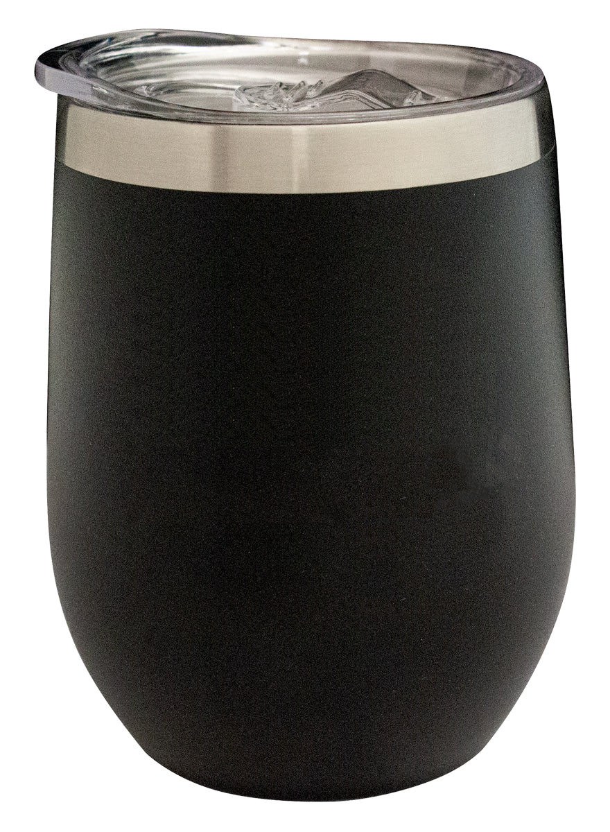Wine Tumbler Black 350ml