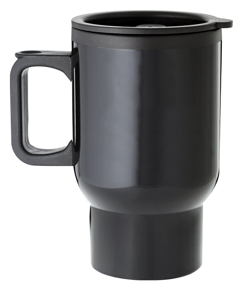 Black Travel Mug with Handle 470ml