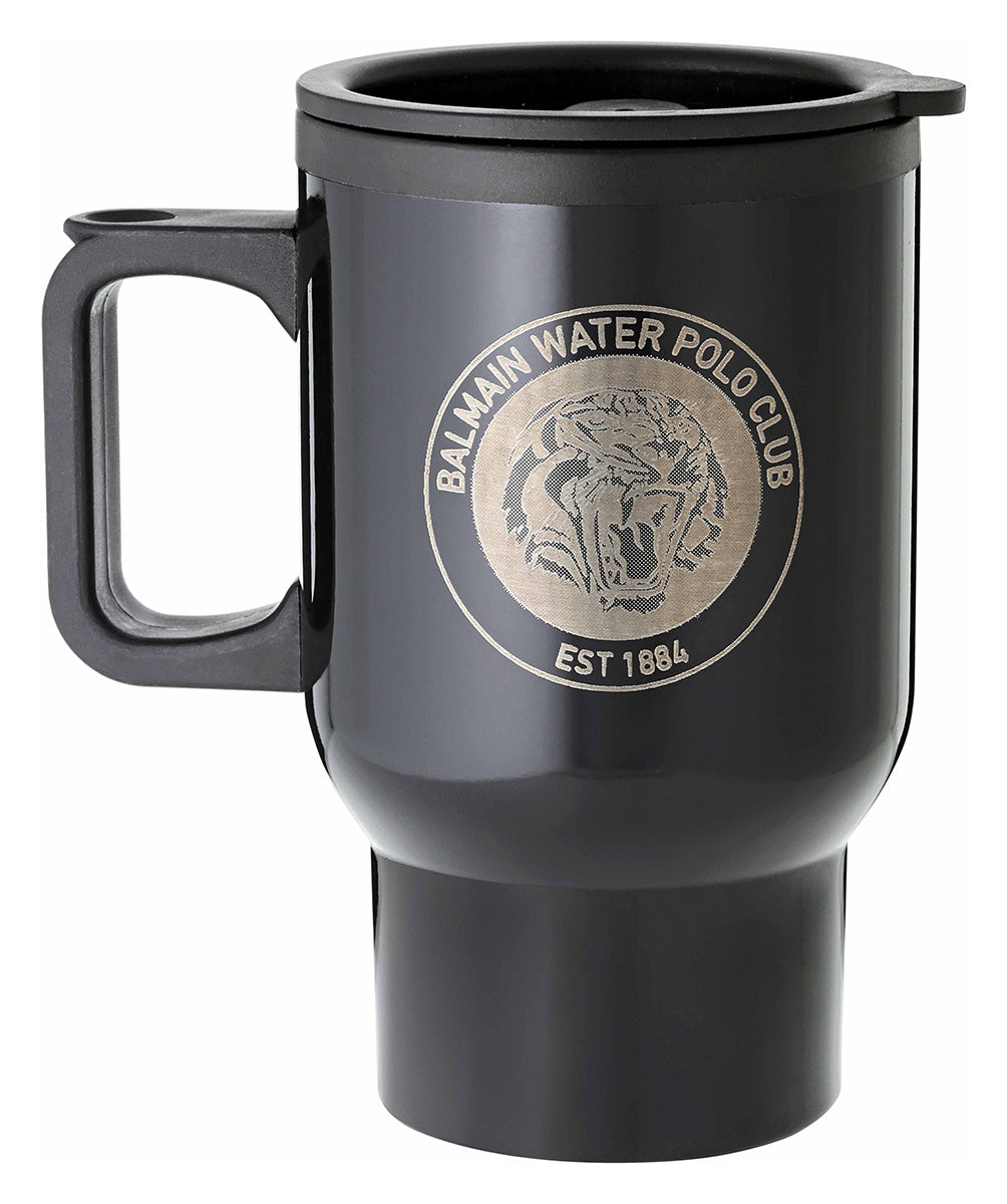 Black Travel Mug with Handle 470ml