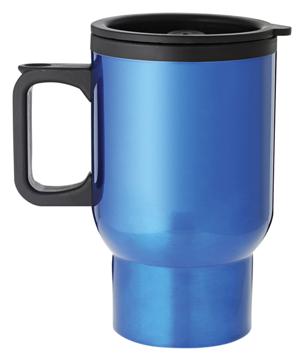 Blue Travel Mug with Handle 470ml