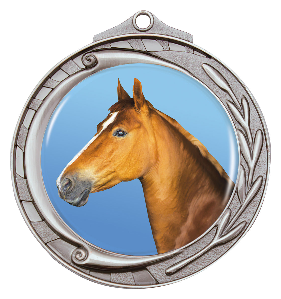 Wreath Medal 50mm Silver