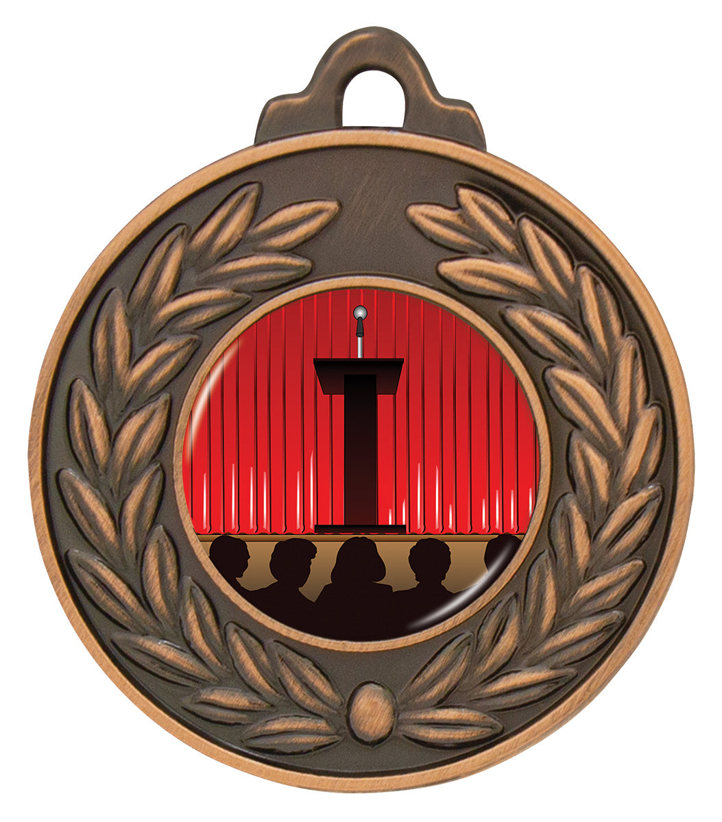 Wreath Antique Medal Bronze