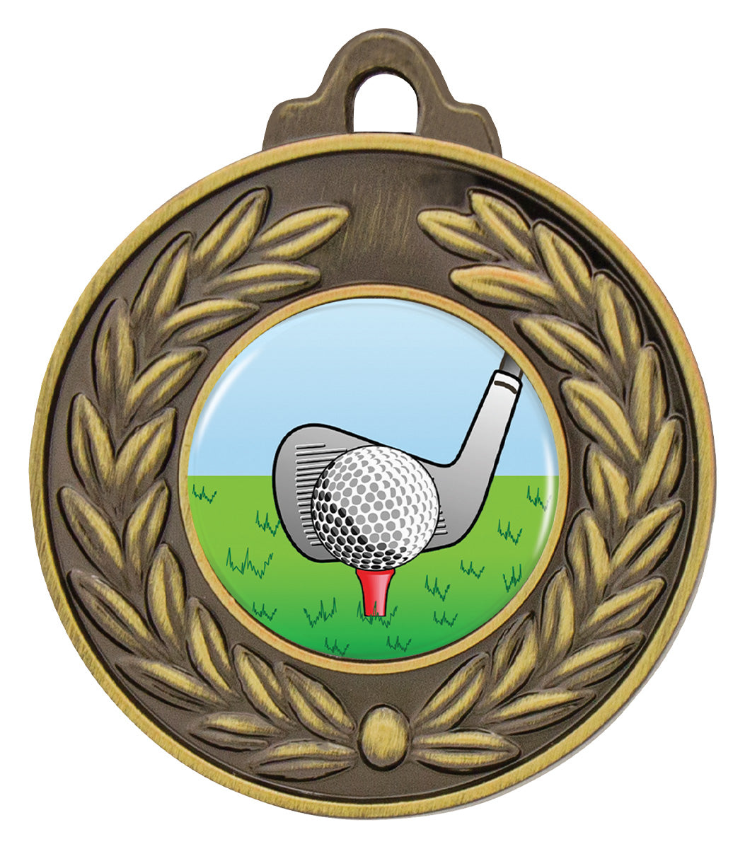 Wreath Antique Medal Gold