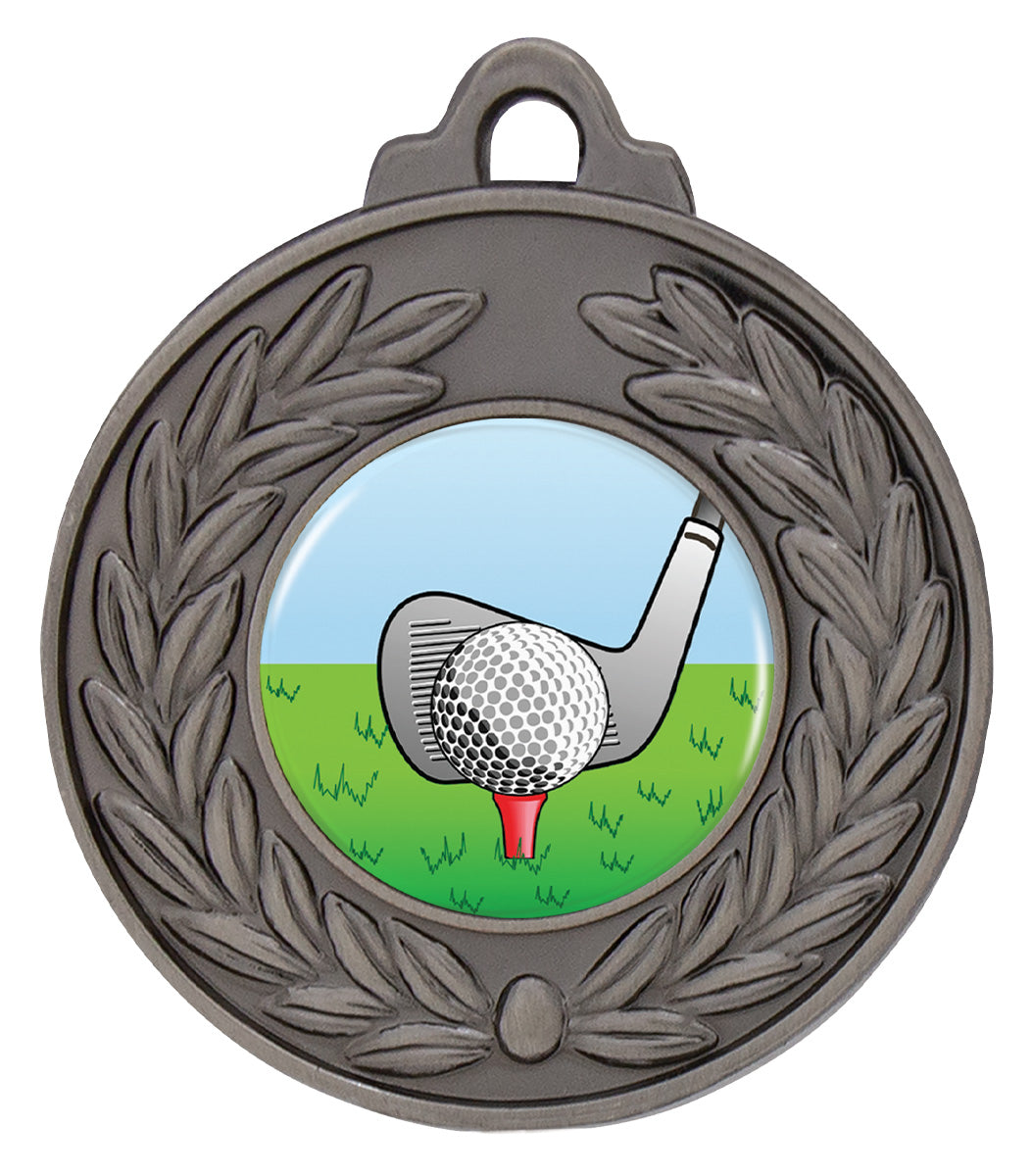 Wreath Antique Medal Silver