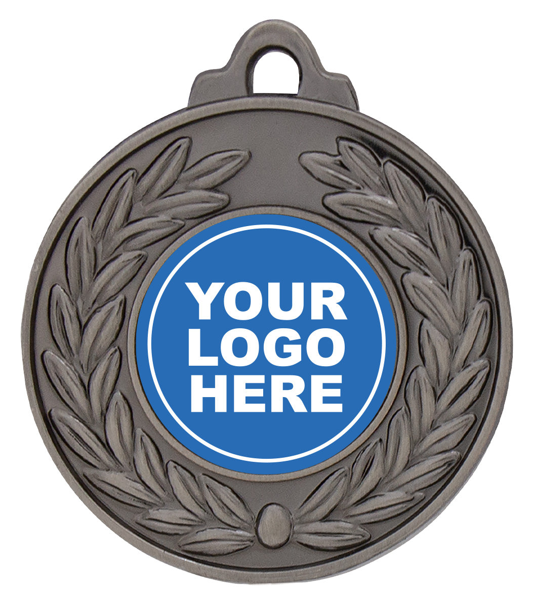 Wreath Antique Medal Silver