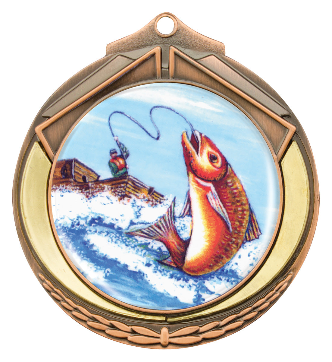 Shield Medal 50mm Bronze