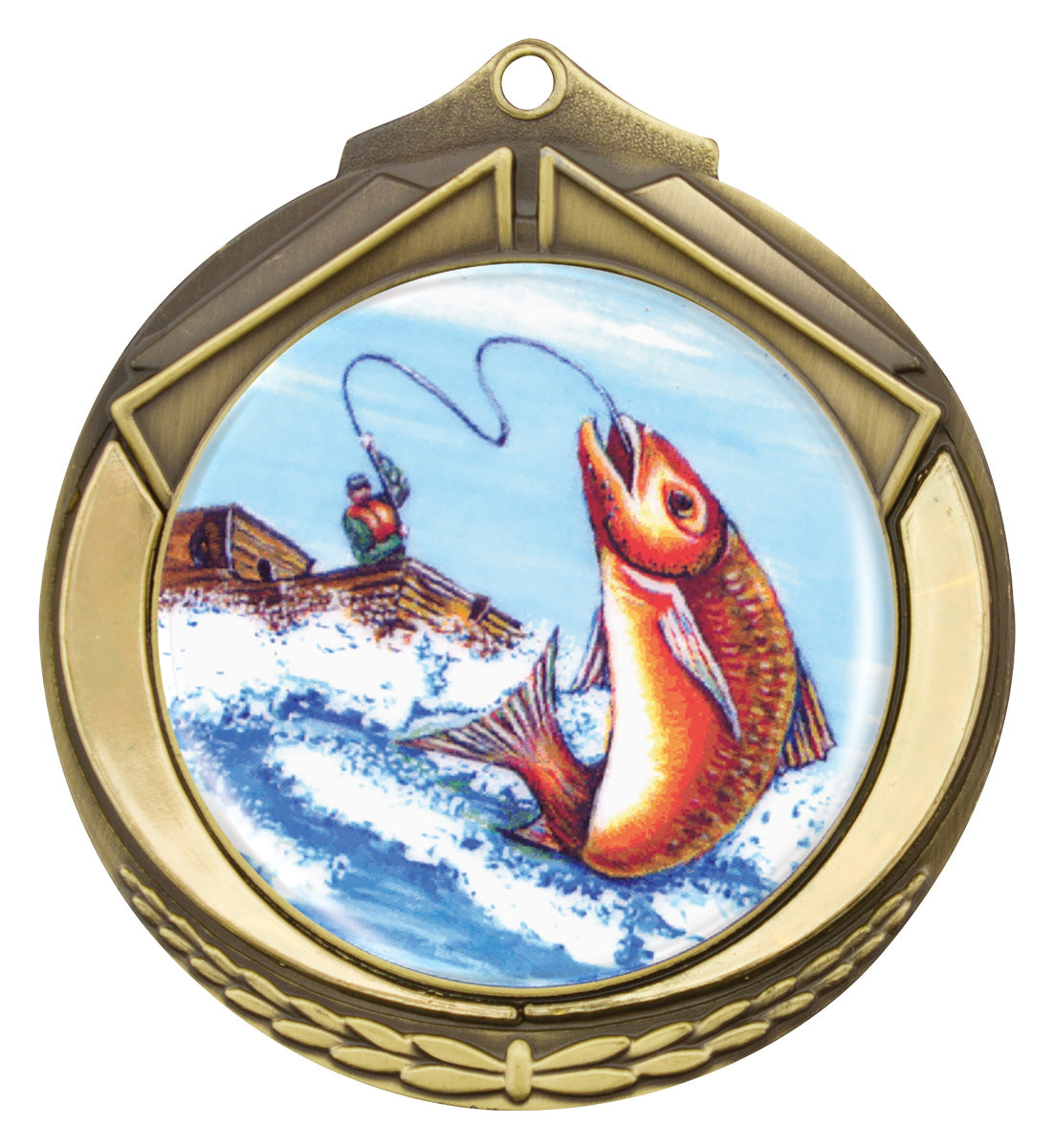 Shield Medal 50mm Gold