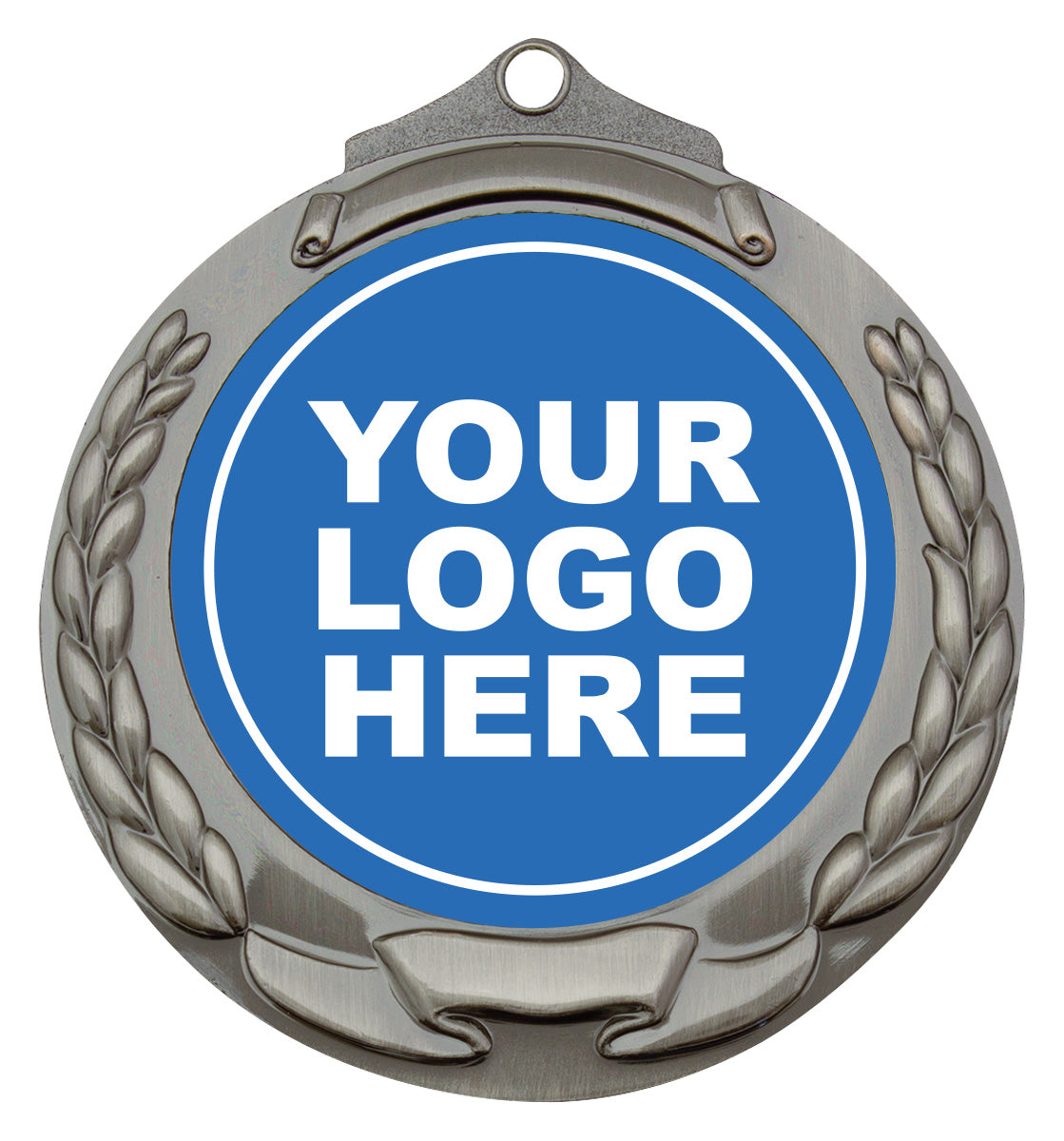 Banner Wreath 50mm Silver