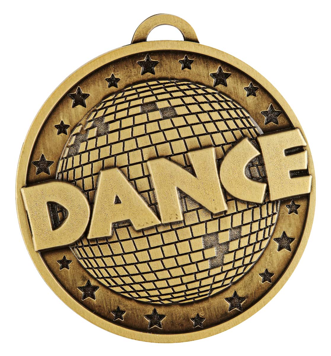 Dance Glitter Medal Gold