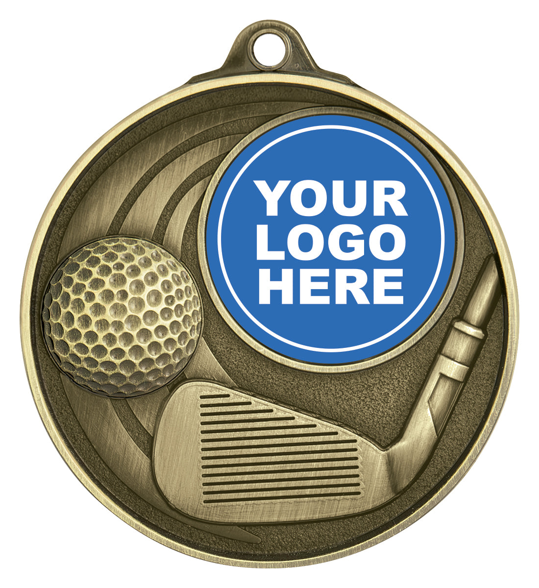 Golf Medal - Insert Option Gold