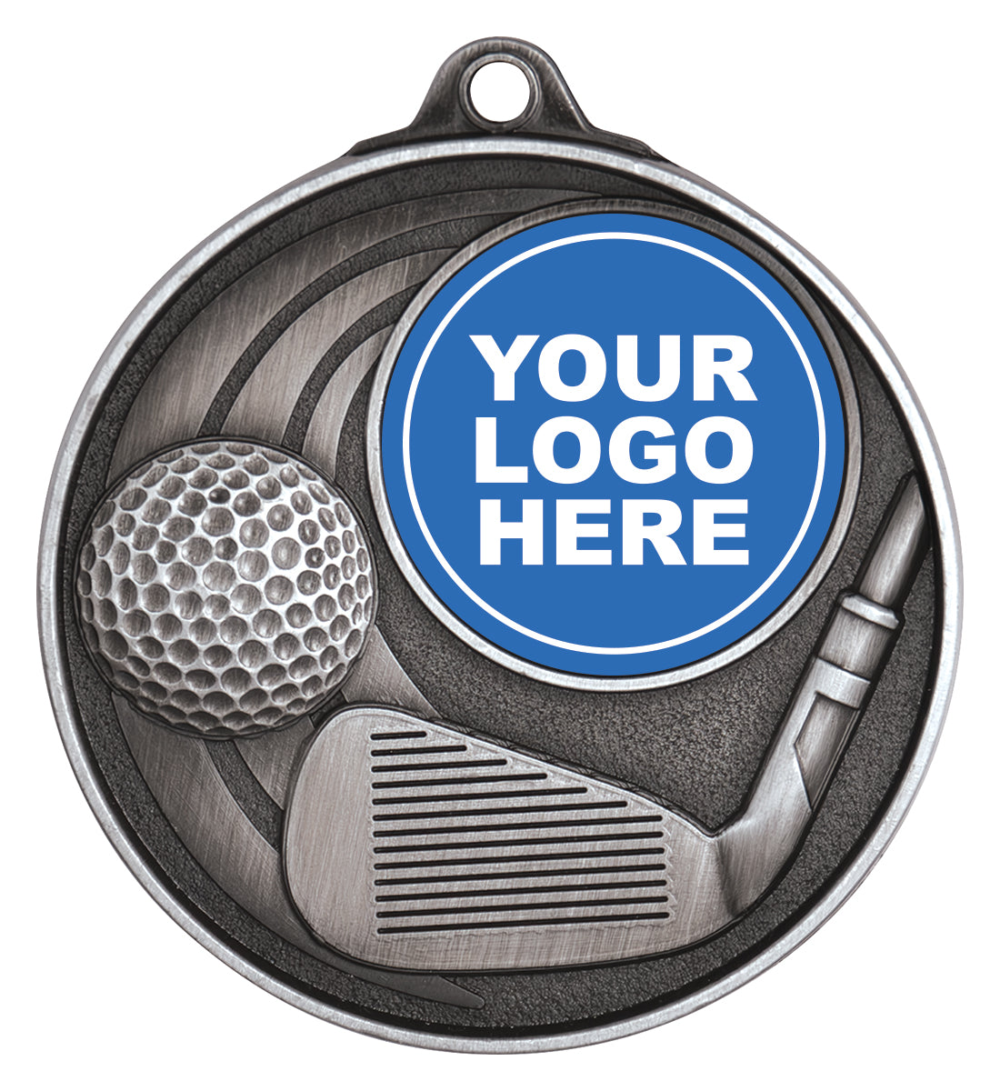 Golf Medal - Insert Option Silver