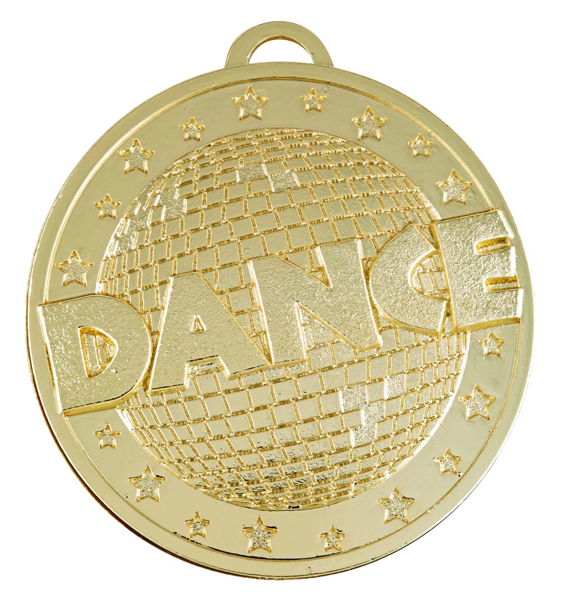 Dance Glitter Shiny Medal Gold