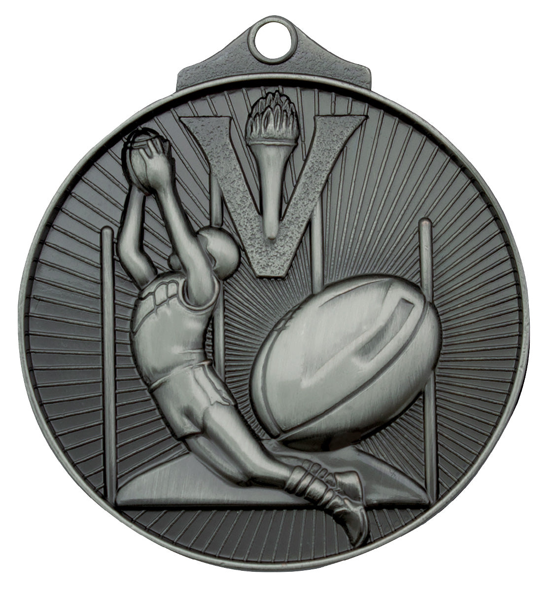 Aussie Rules Medal Silver