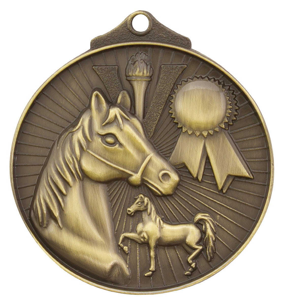 Horse Medal Gold