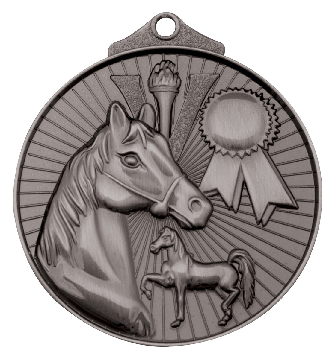 Horse Medal Silver