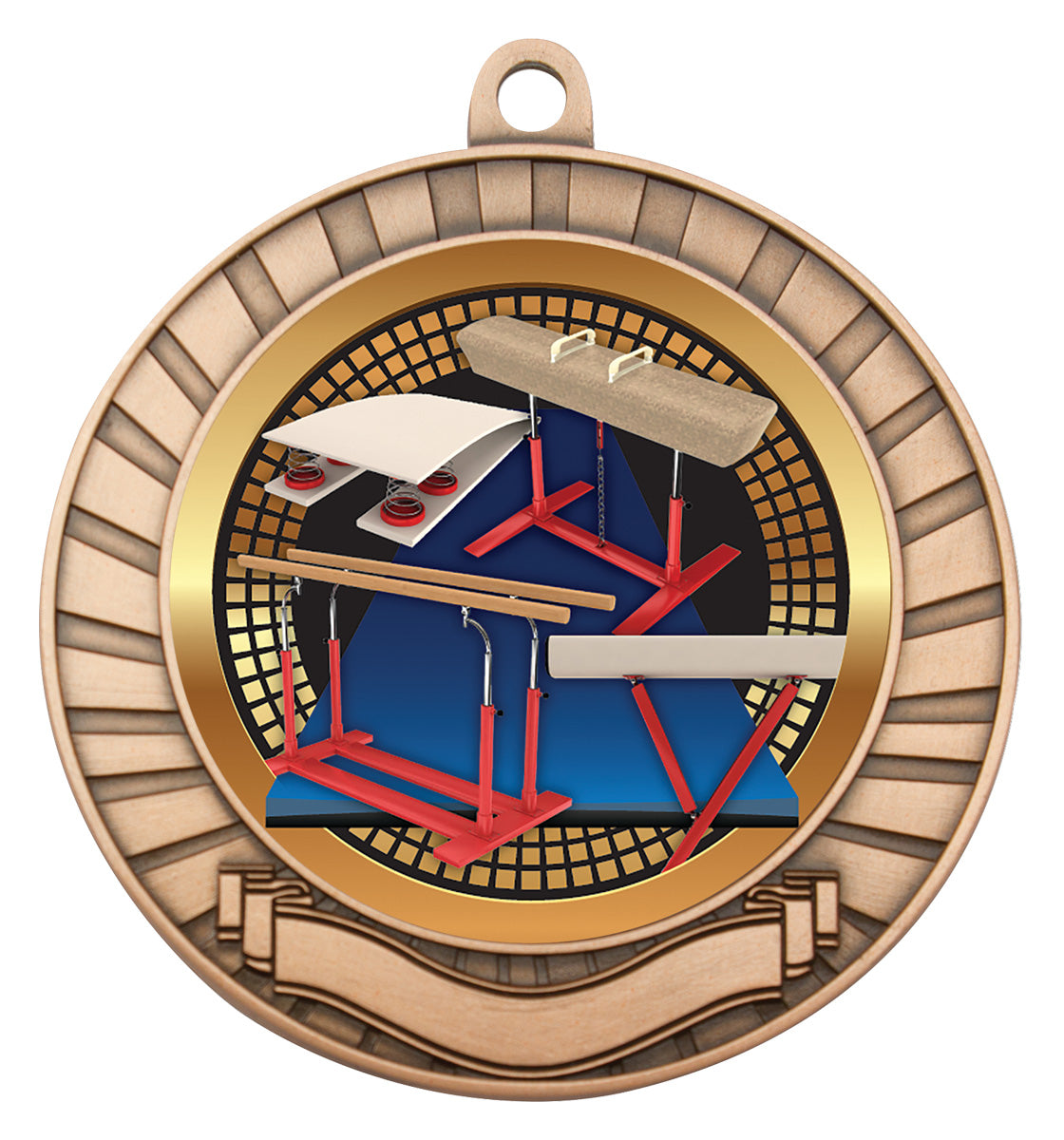 Eco Scroll - Gymnastics Bronze