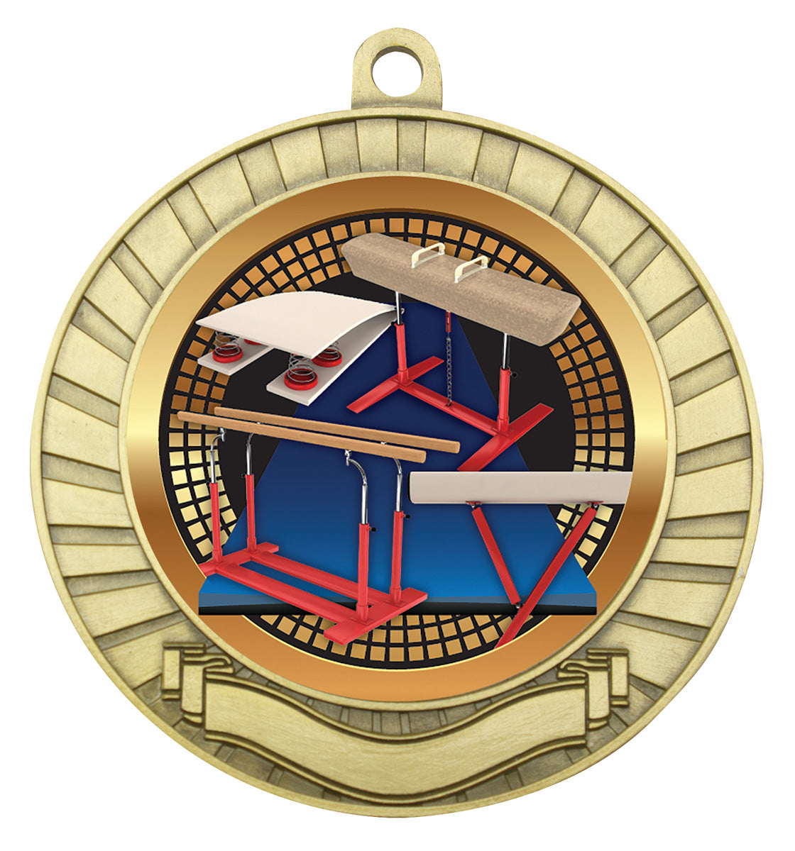 Eco Scroll - Gymnastics Gold