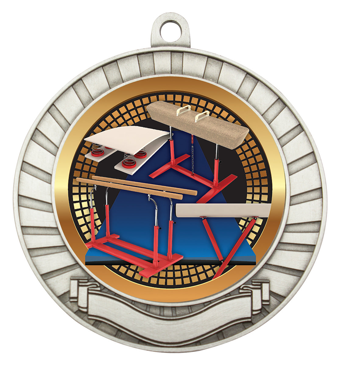 Eco Scroll - Gymnastics Silver