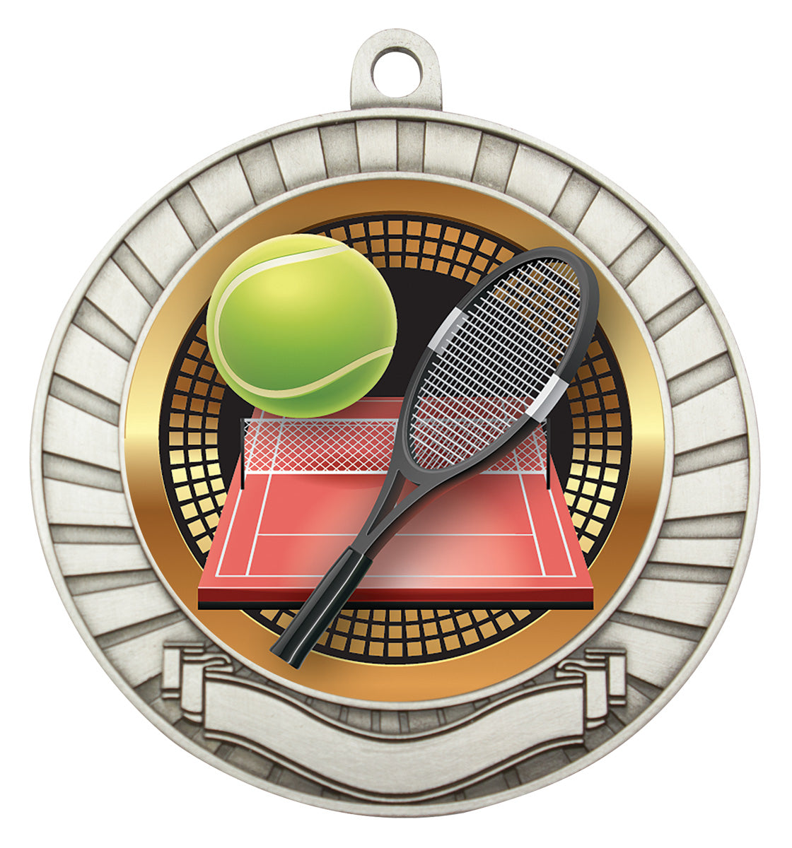 Eco Scroll - Tennis Silver