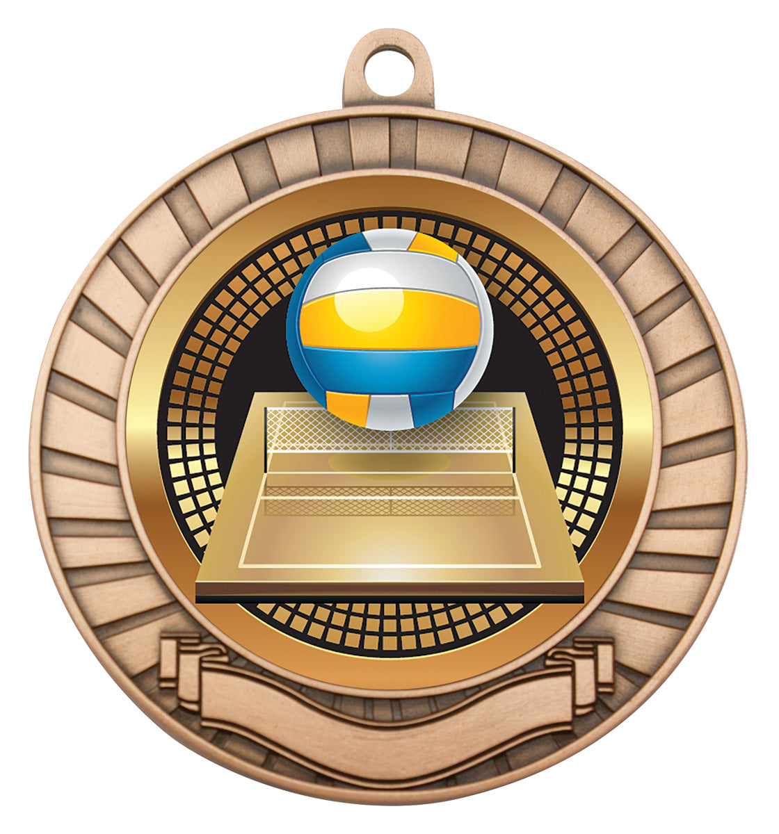 Eco Scroll - Volleyball Bronze