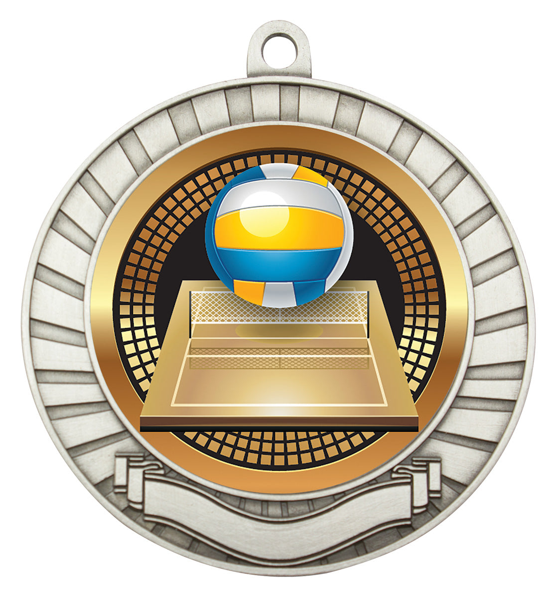 Eco Scroll - Volleyball Silver