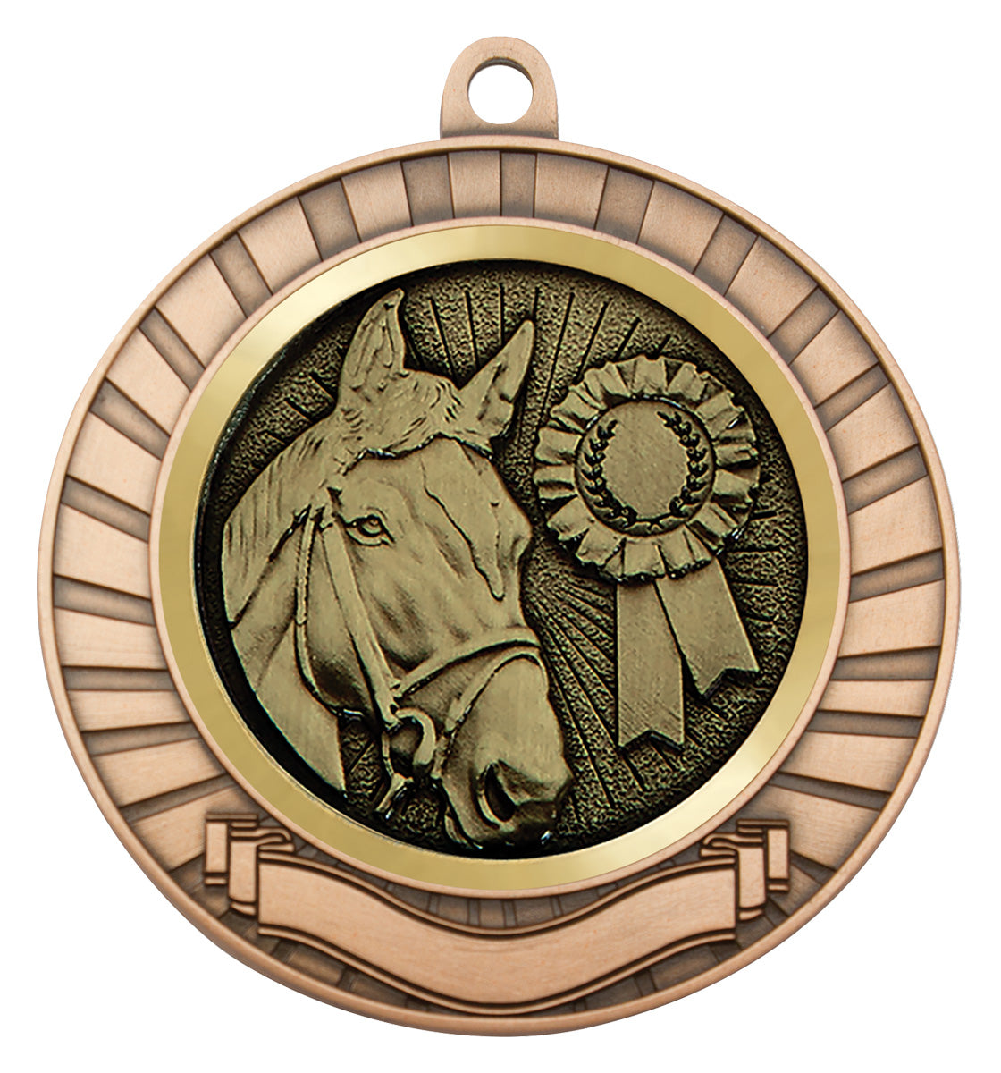 Eco Scroll - Horse Bronze