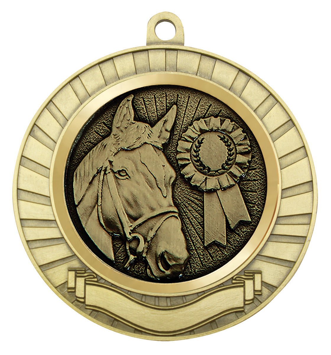 Eco Scroll - Horse Gold