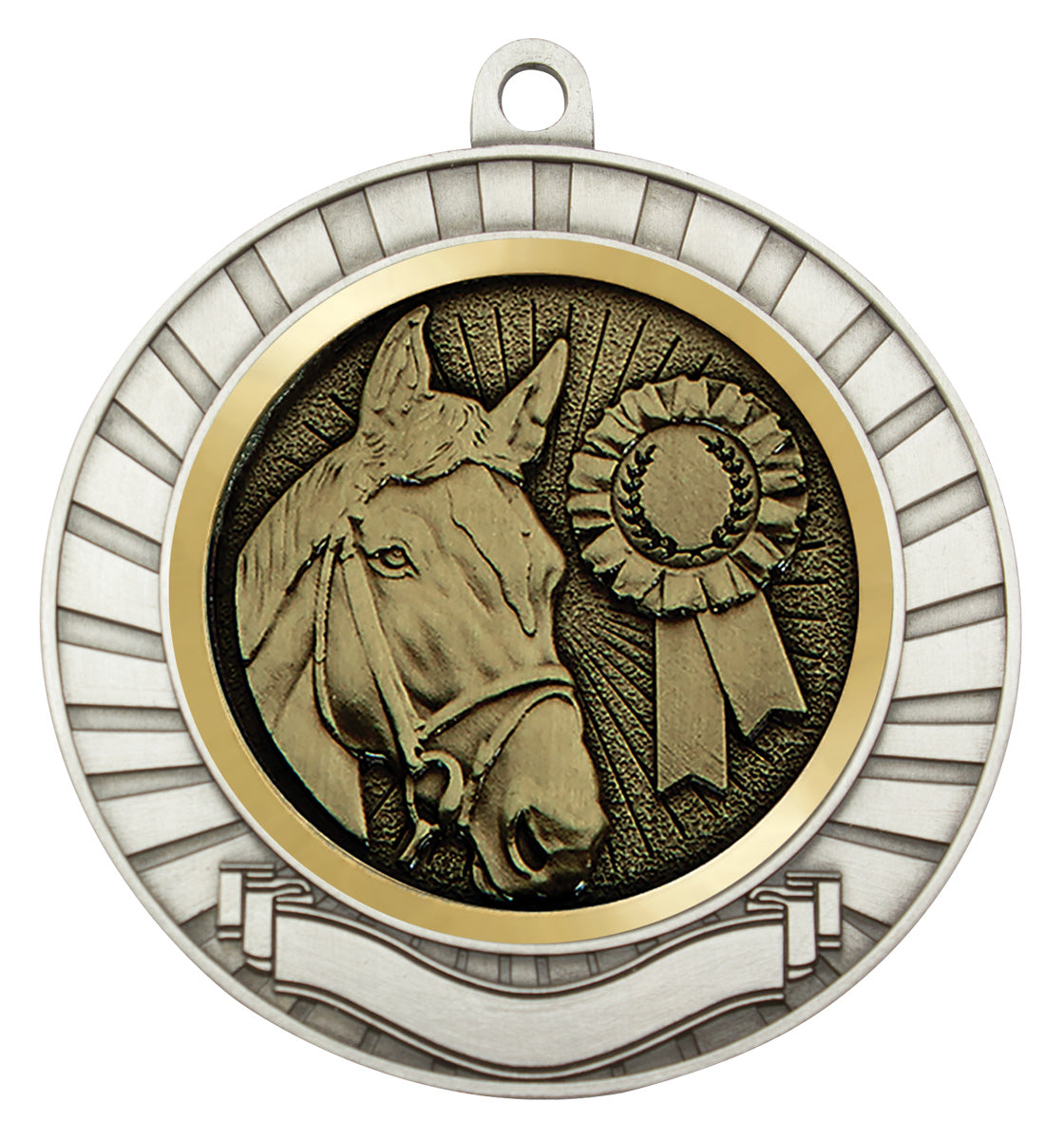 Eco Scroll - Horse Silver