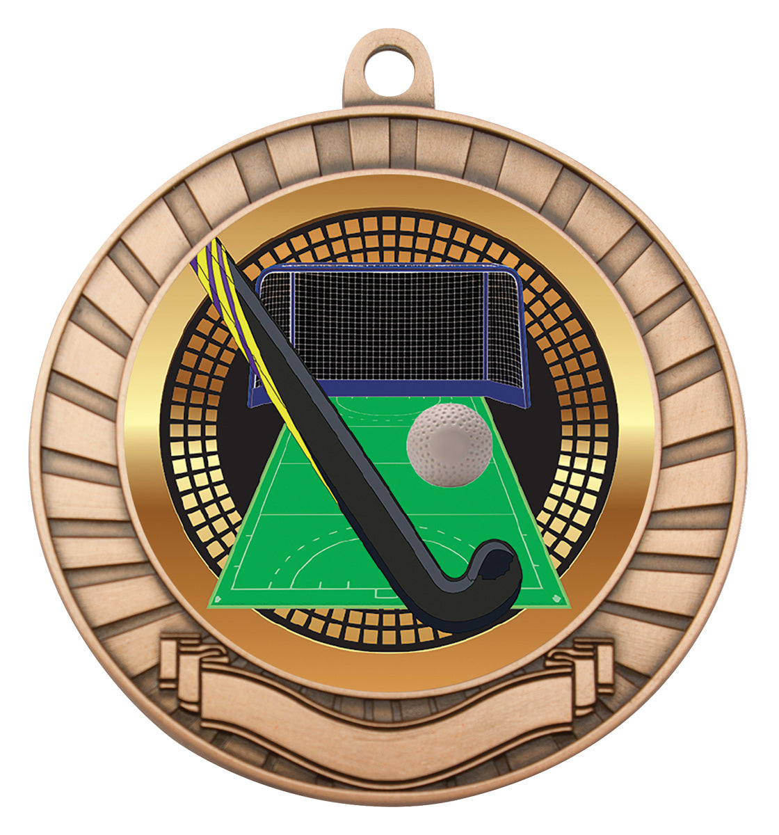 Eco Scroll - Hockey Bronze