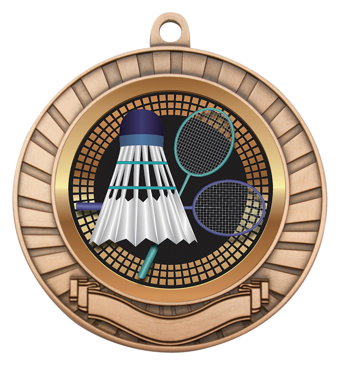 Eco Scroll - Badminton Bronze