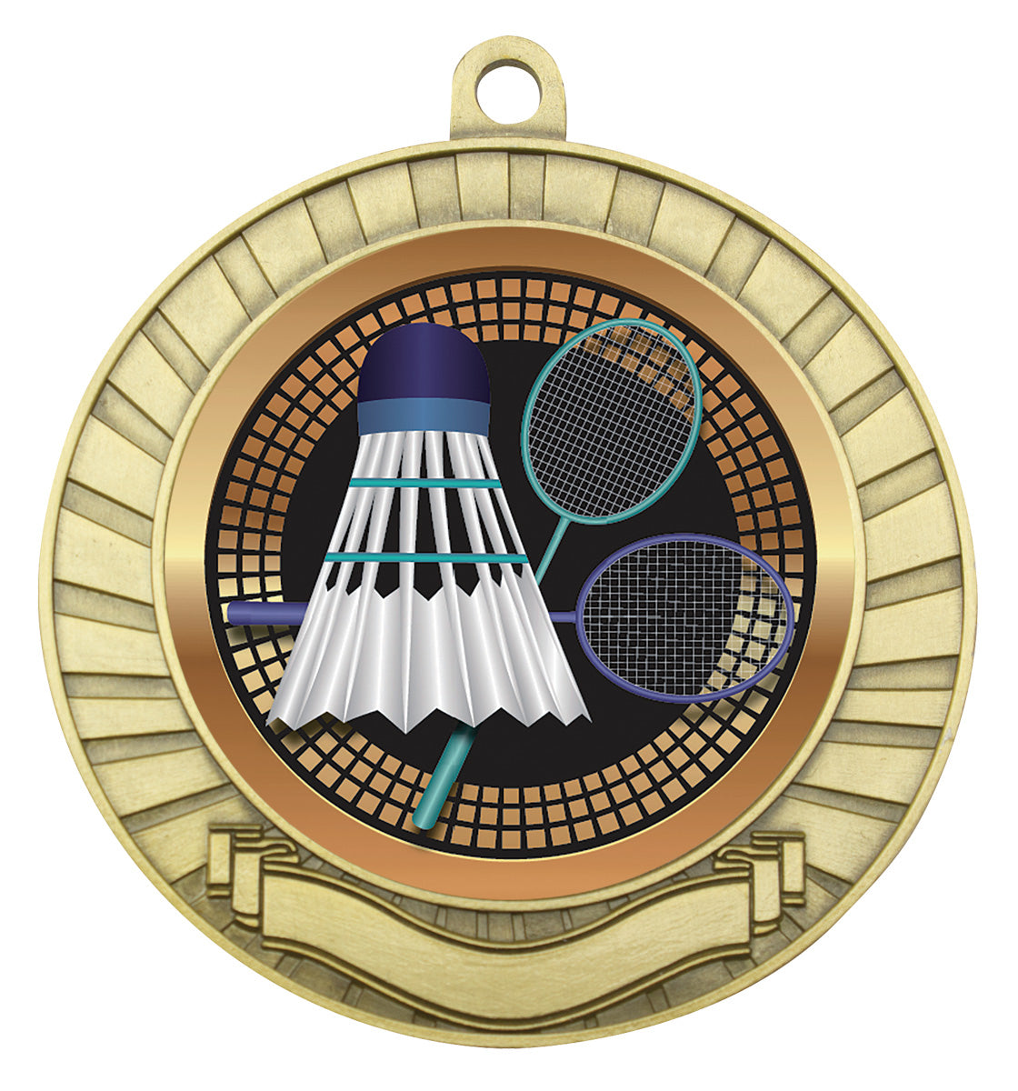 Eco Scroll - Badminton Gold