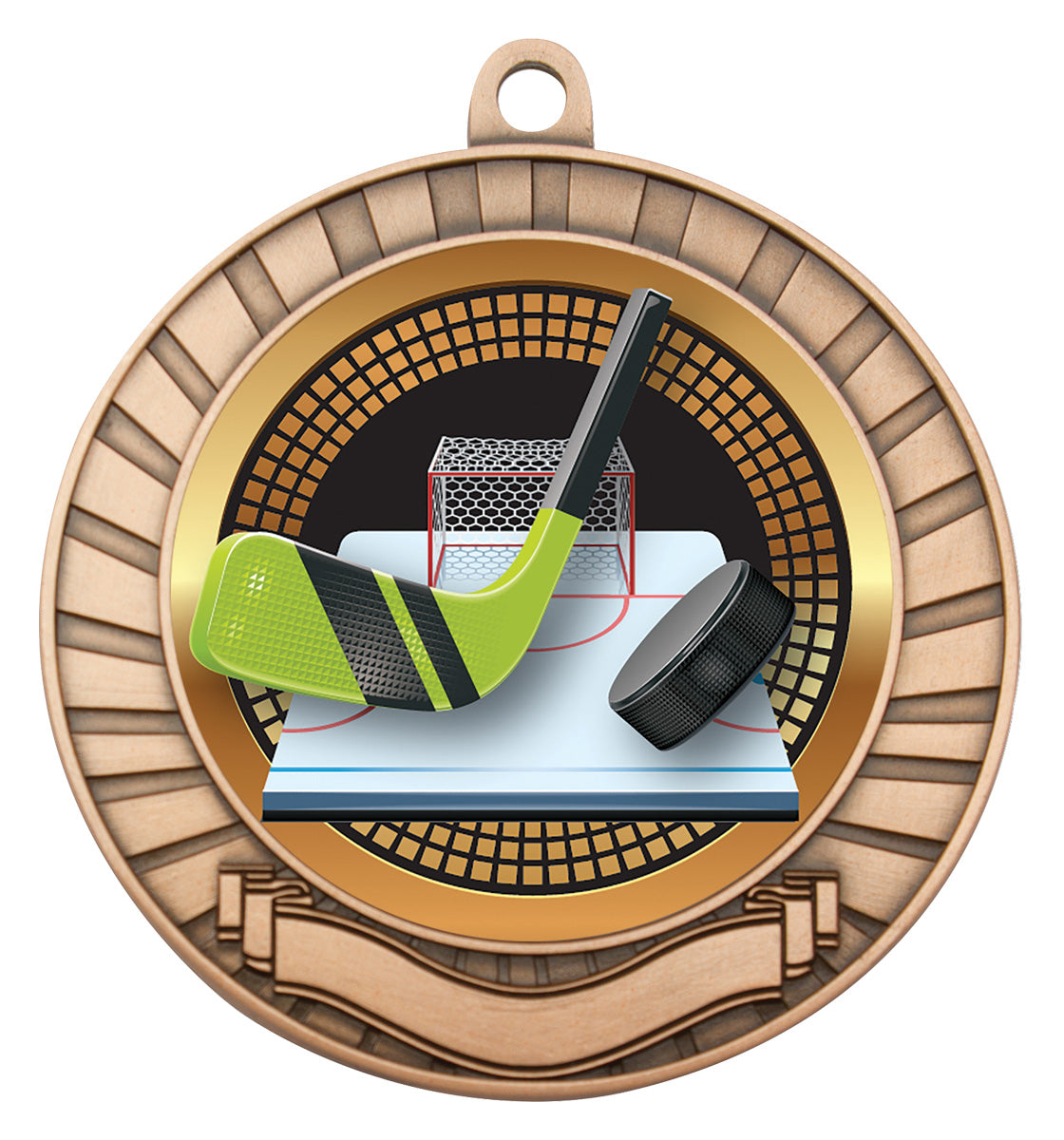 Eco Scroll - Ice Hockey Bronze