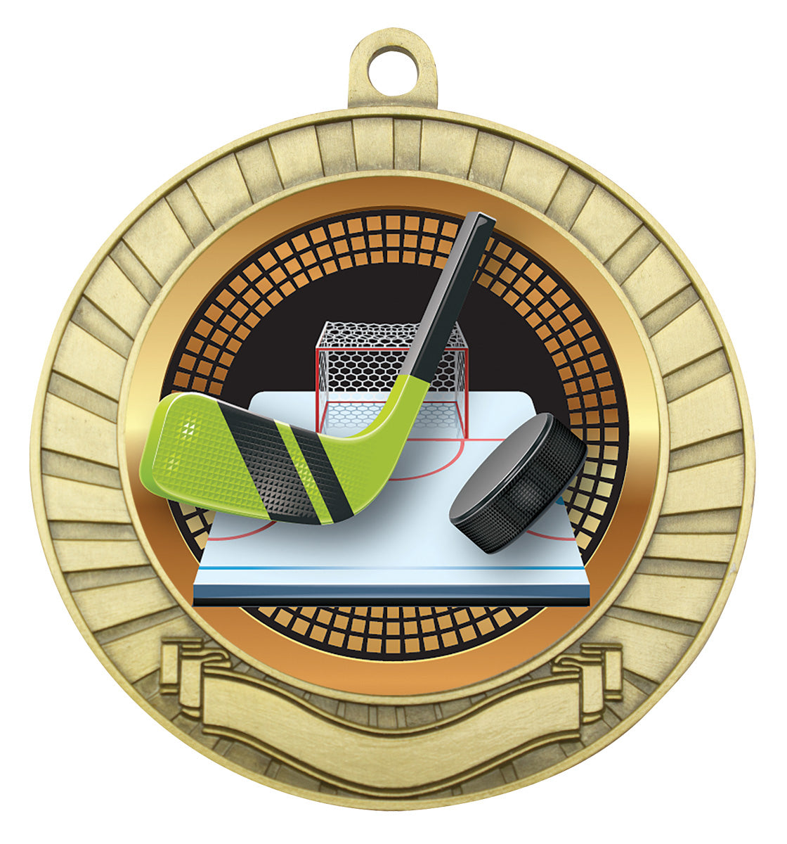 Eco Scroll - Ice Hockey Gold