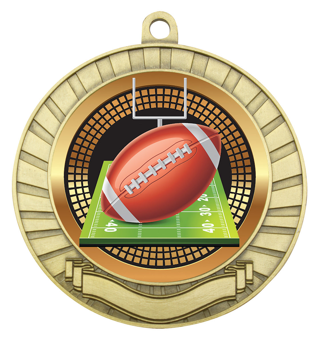 Eco Scroll - American Football Gold