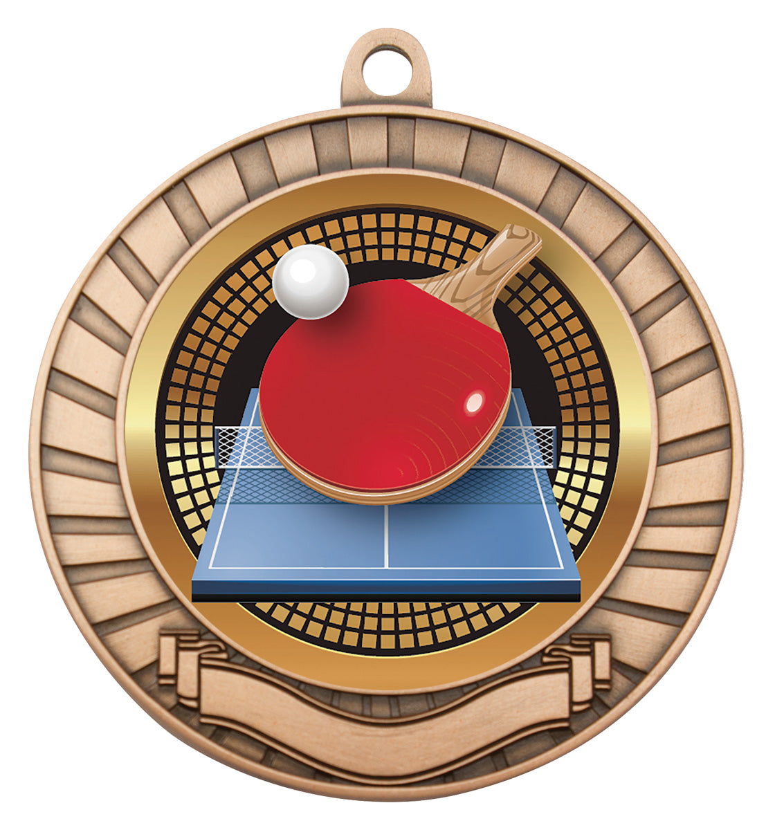 Eco Scroll - Table Tennis Bronze