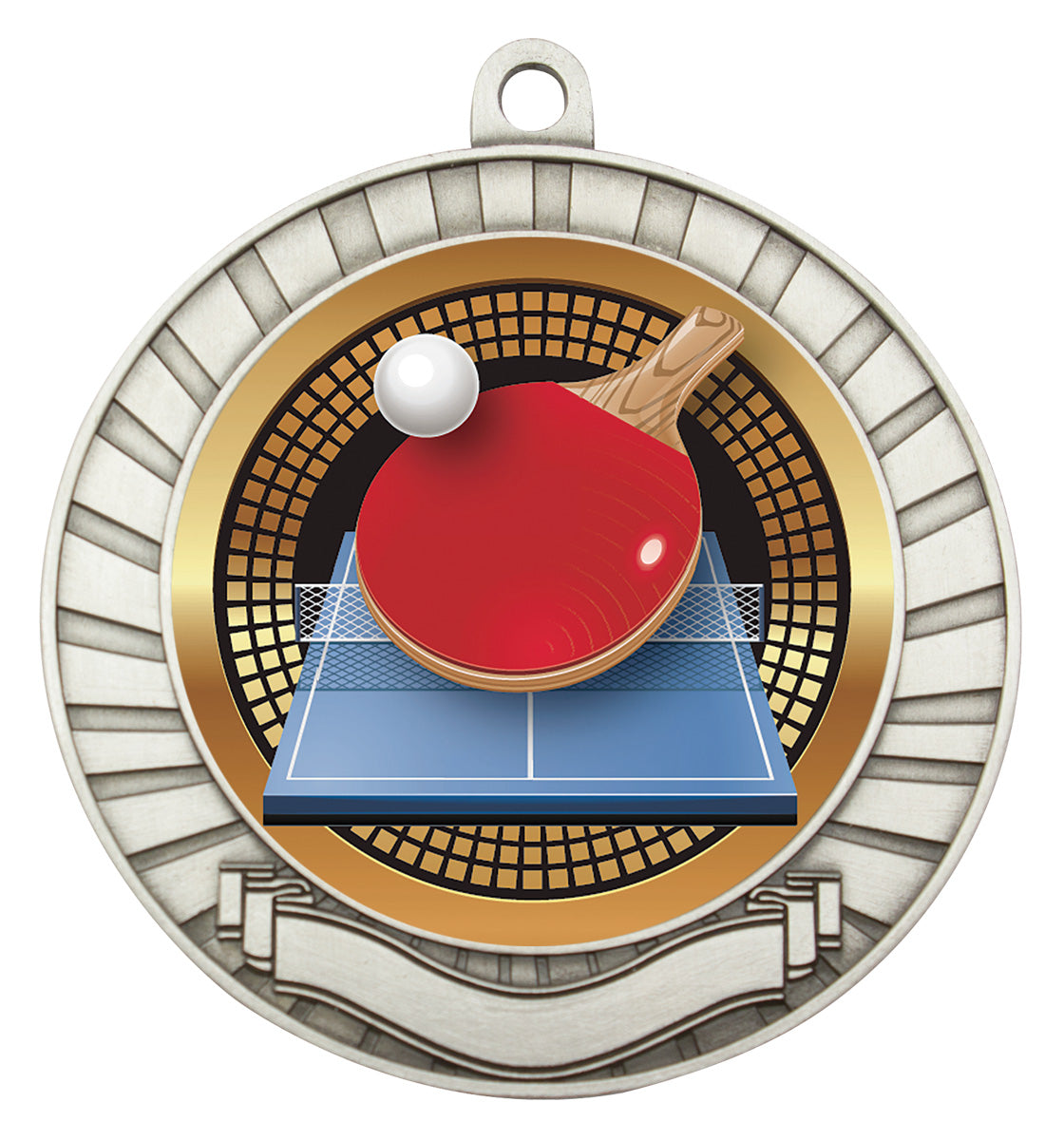 Eco Scroll - Table Tennis Silver