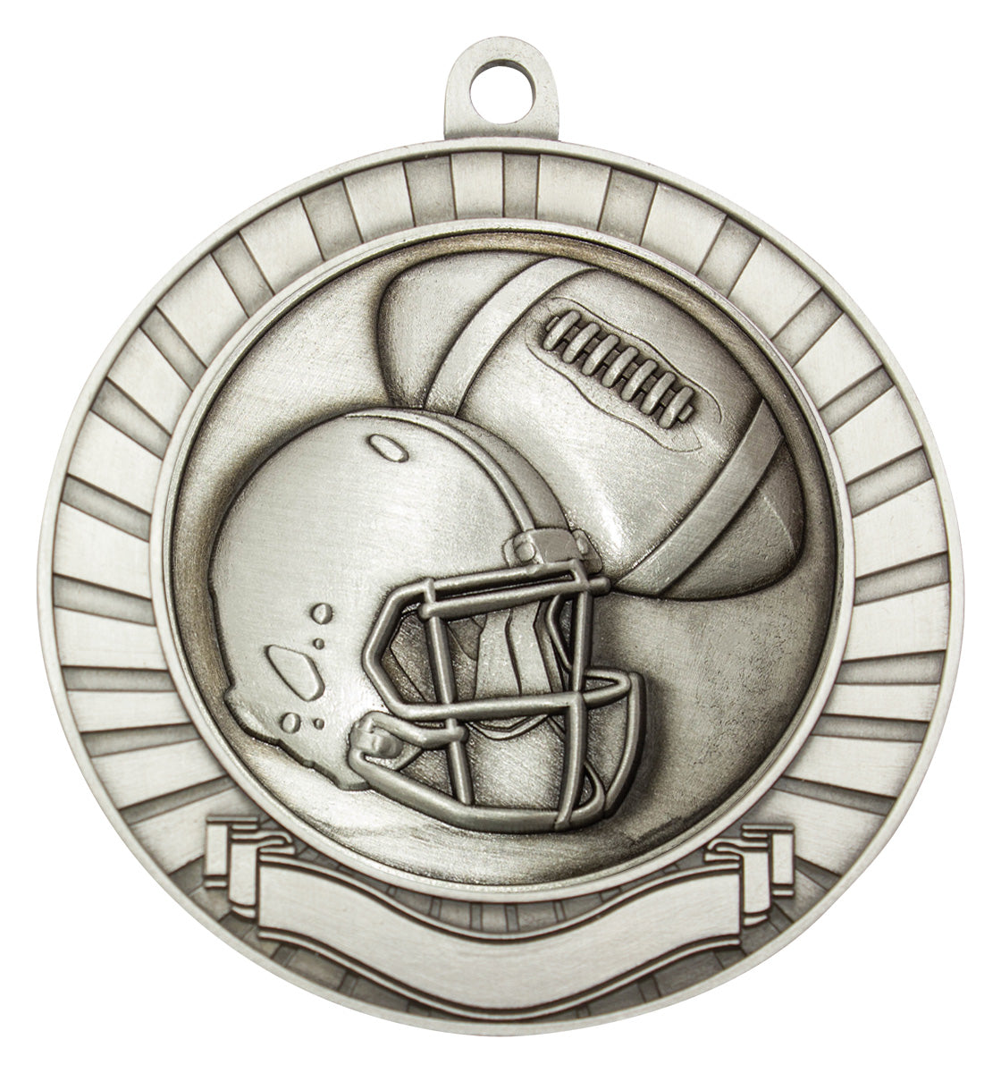 Eco Scroll - American Football Silver