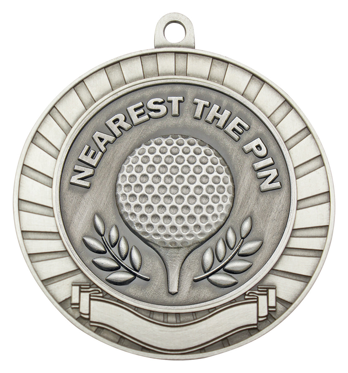 Eco Scroll - Nearest the Pin Silver