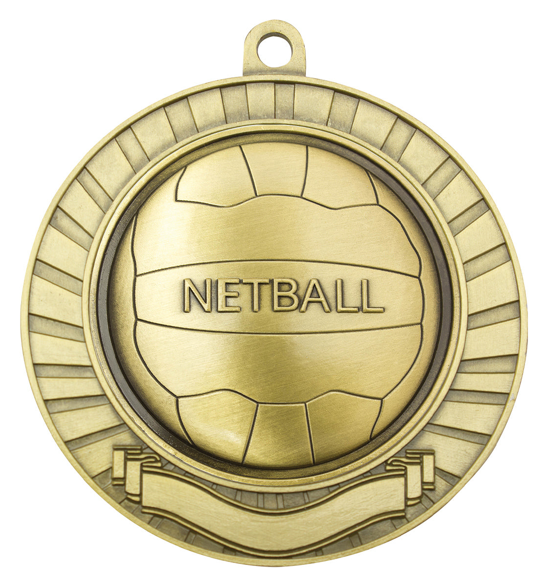 Eco Scroll - Netball Gold