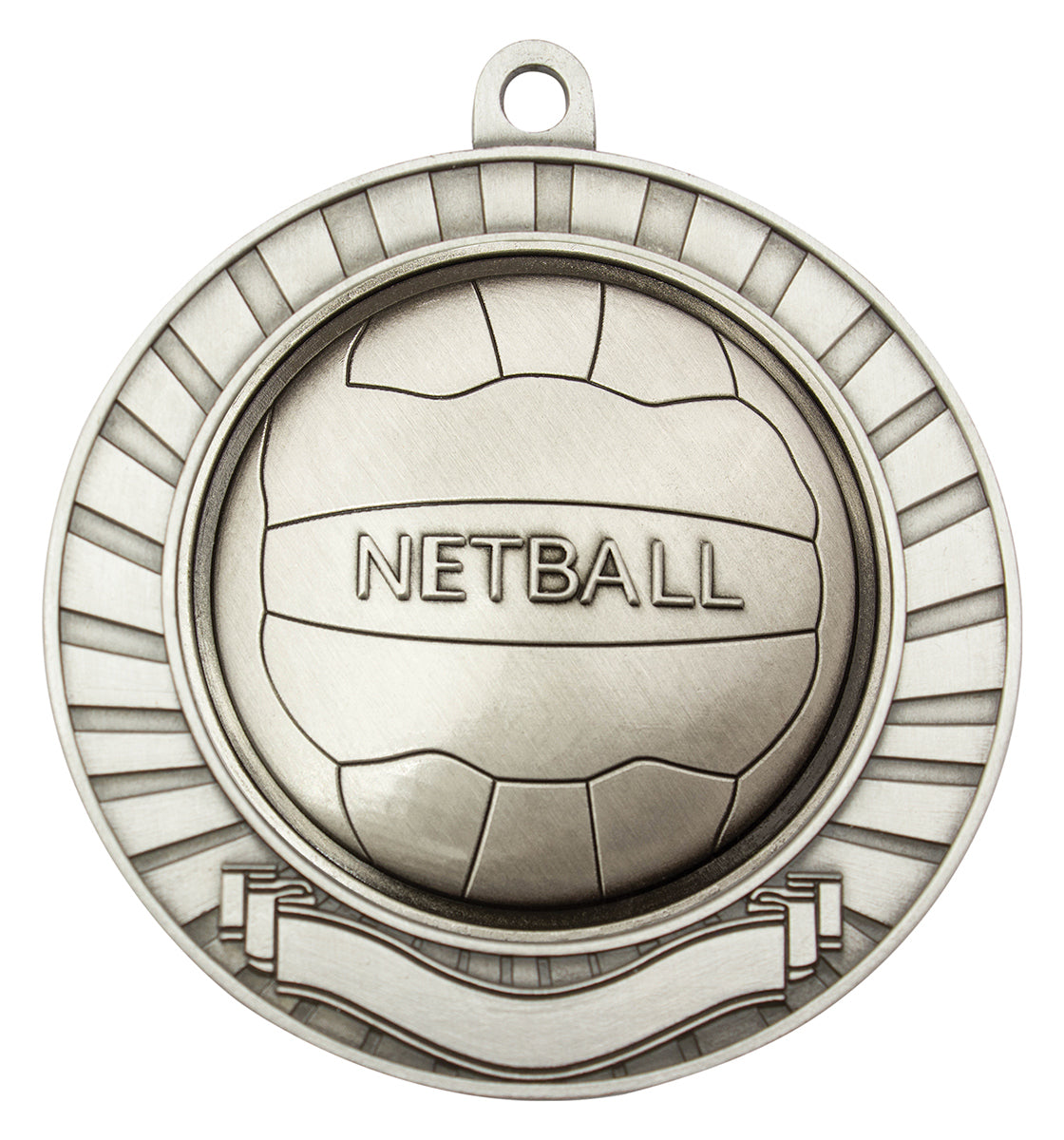 Eco Scroll - Netball Silver
