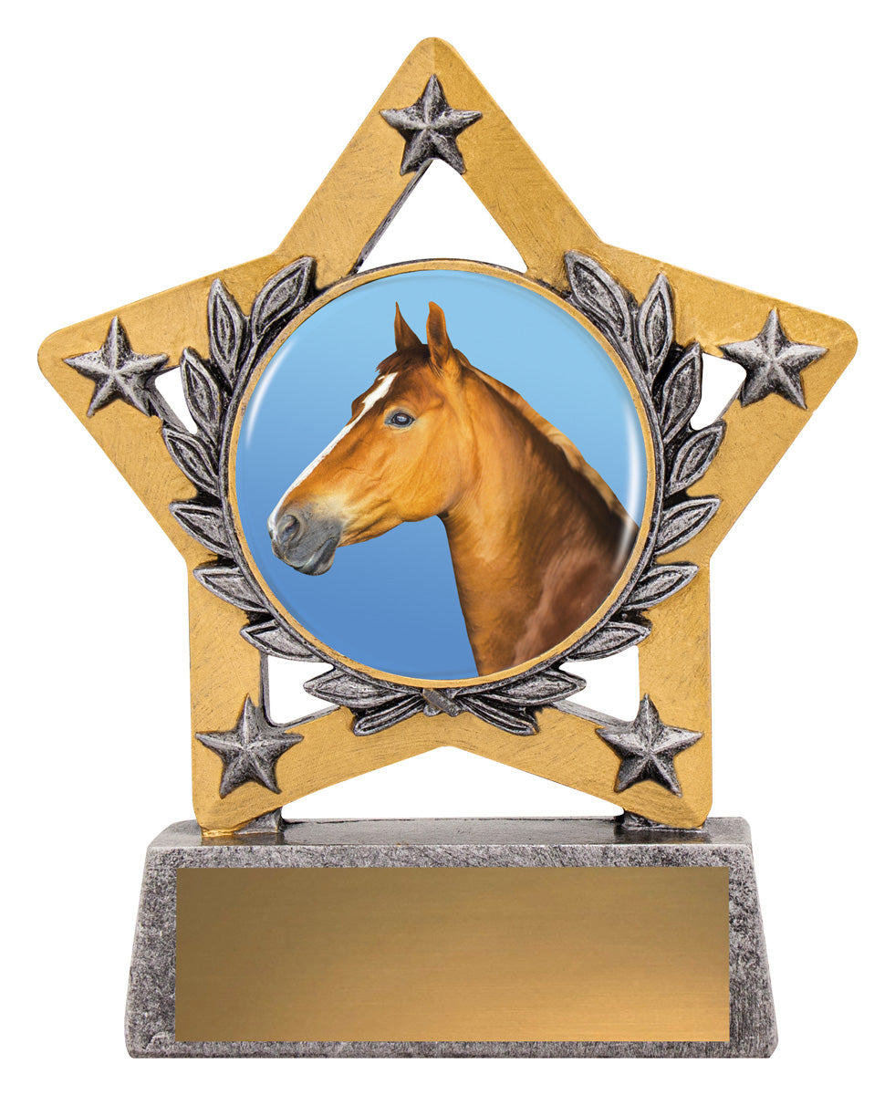 Mini Star Colour - Horse 130mm