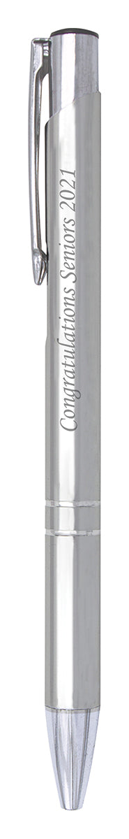 Engravable Pen - Silver 135mm
