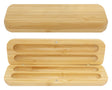 Bamboo Pen Box - Double 170mm